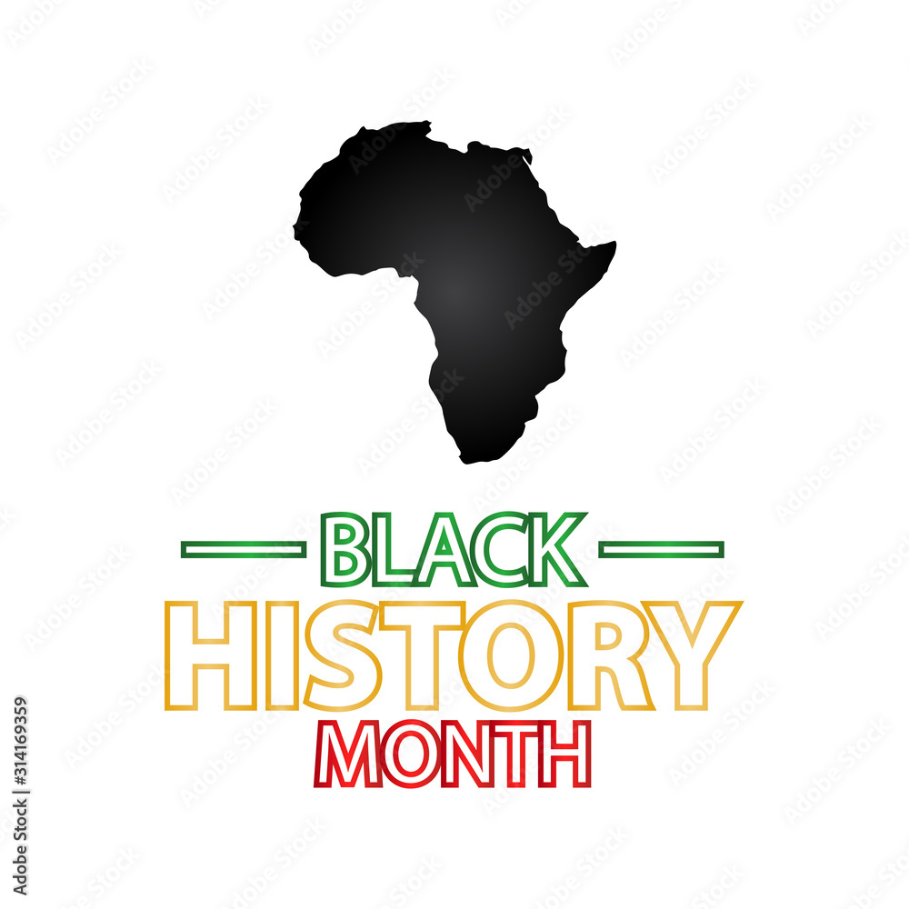 Black History Month Celebration Vector Template Design Illustration