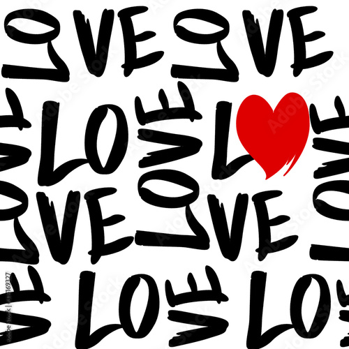 valentine love pattern