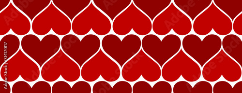 valentine heart pattern