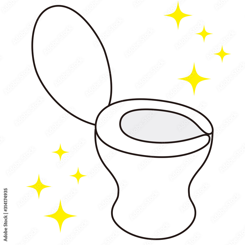 キレイなトイレ イメージ イラスト Stock Vector Adobe Stock