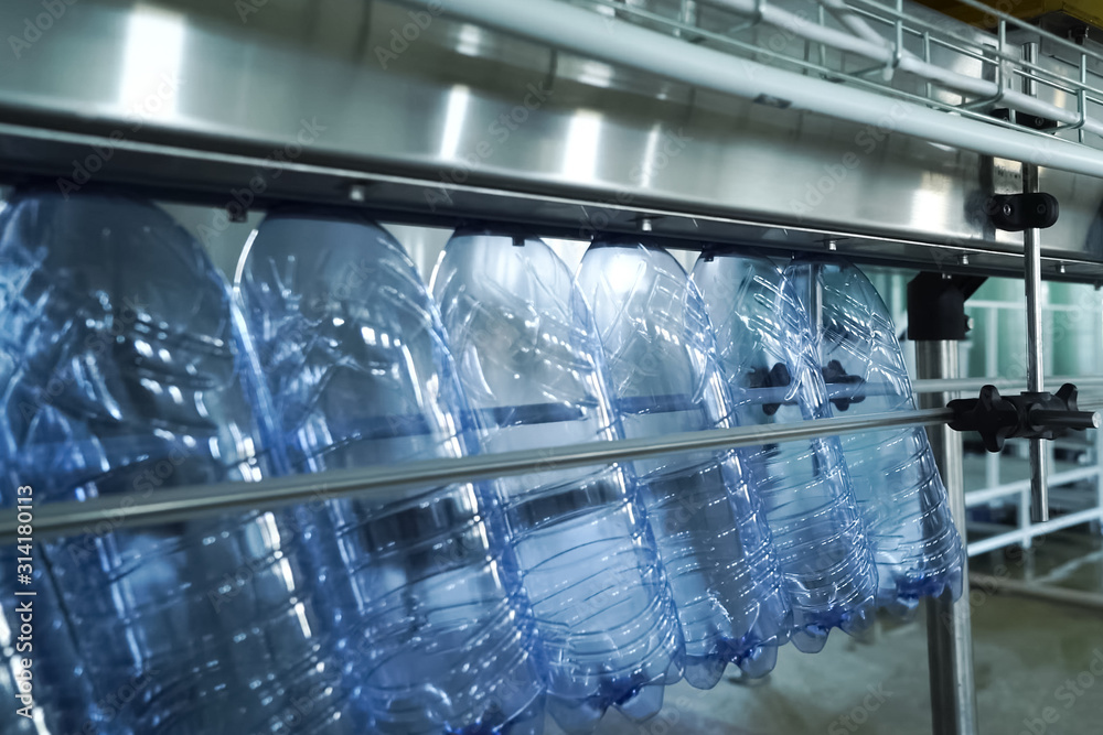 Filling line of sparkling water in pet bottle. Mini factory for Filling line of sparkling water in pet bottle. Mini factory for