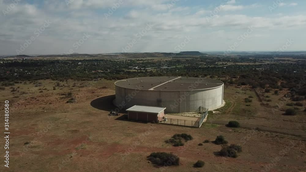 4K summer day aerial video Bloemfontein Naval Hill Planetarium Boyden Observatory, White Horse sculpture of Anglo Boer War days. Hill forms part of Franklin Game Reserve in Free State, South Africa 4K summer day aerial video Bloemfontein Naval Hill Planetarium Boyden Observatory, White Horse sculpture of Anglo Boer War days. Hill forms part of Franklin Game Reserve in Free State, South Africa