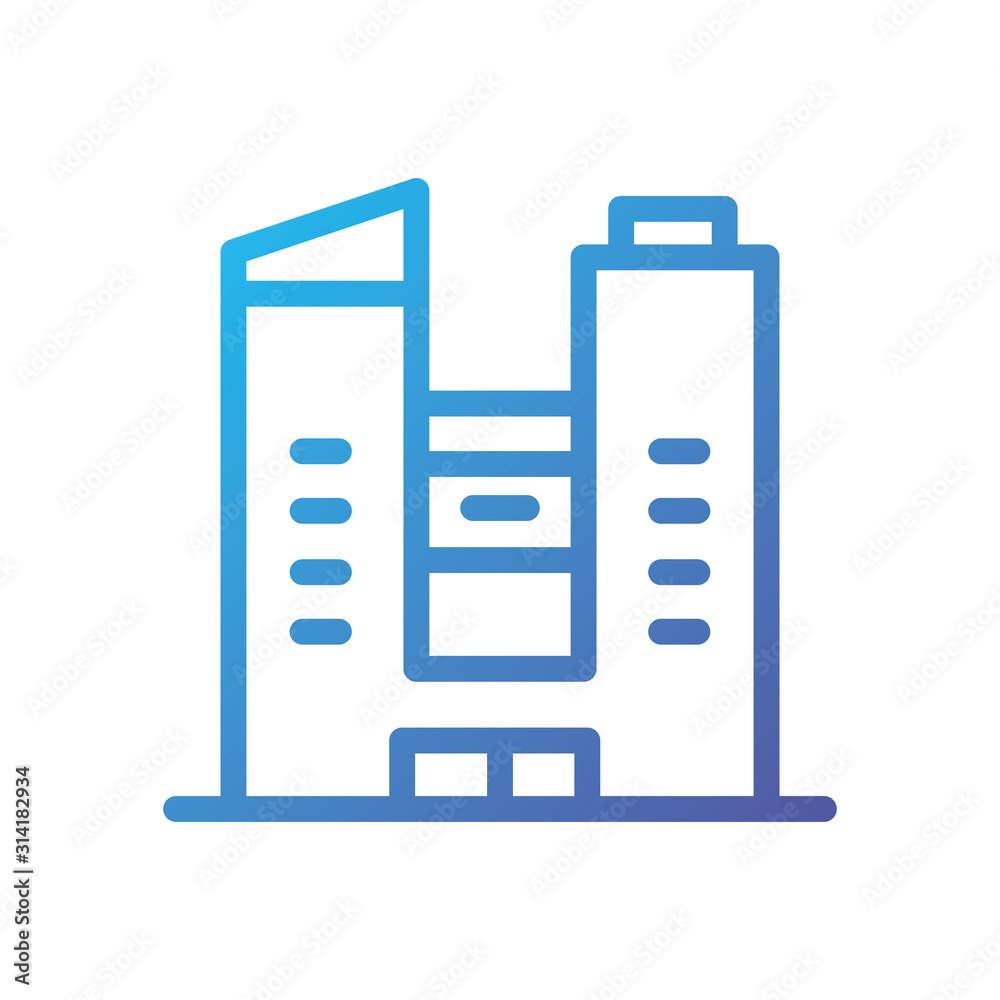 Isolated city building vector design Isolated city building vector design