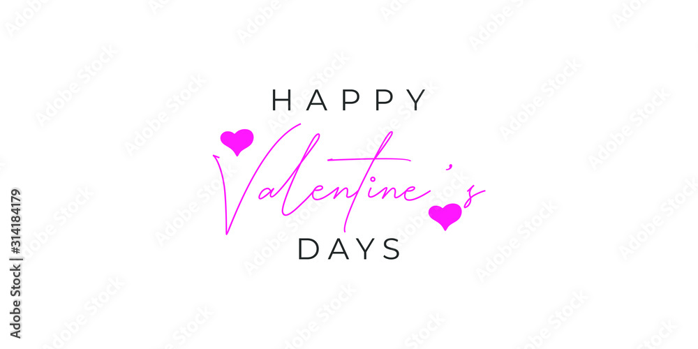 happy valentine's days lettering happy valentine's days lettering