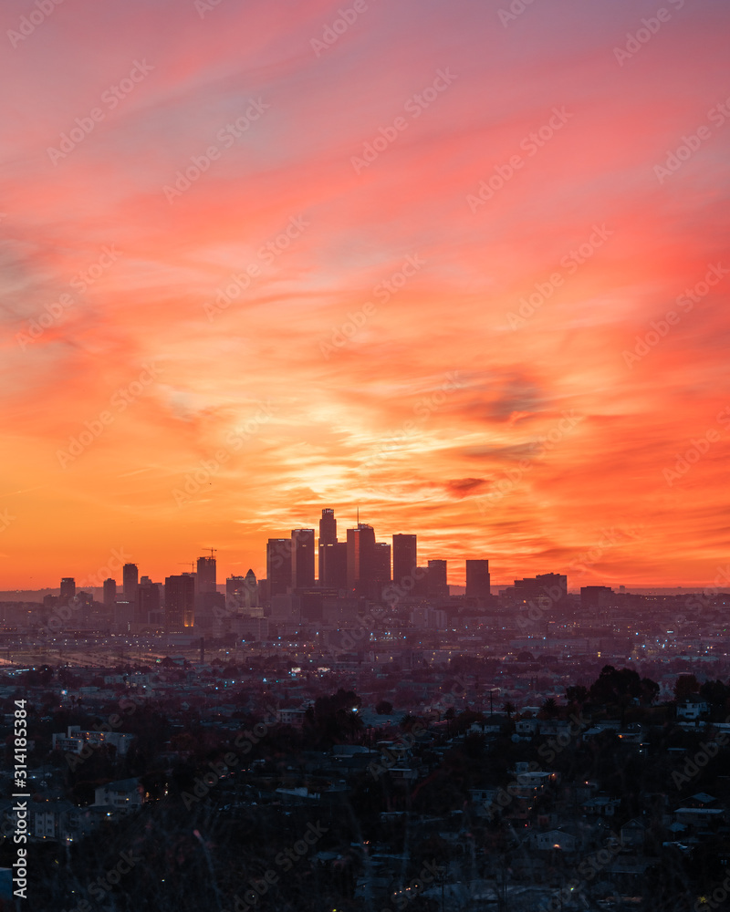 Fototapeta premium Los Angeles Skyline