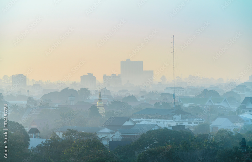 Naklejka premium Chiang Mai Cityscape