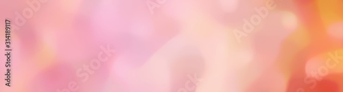 blurred horizontal background texture with baby pink, coral and dark salmon colors and space for text or image