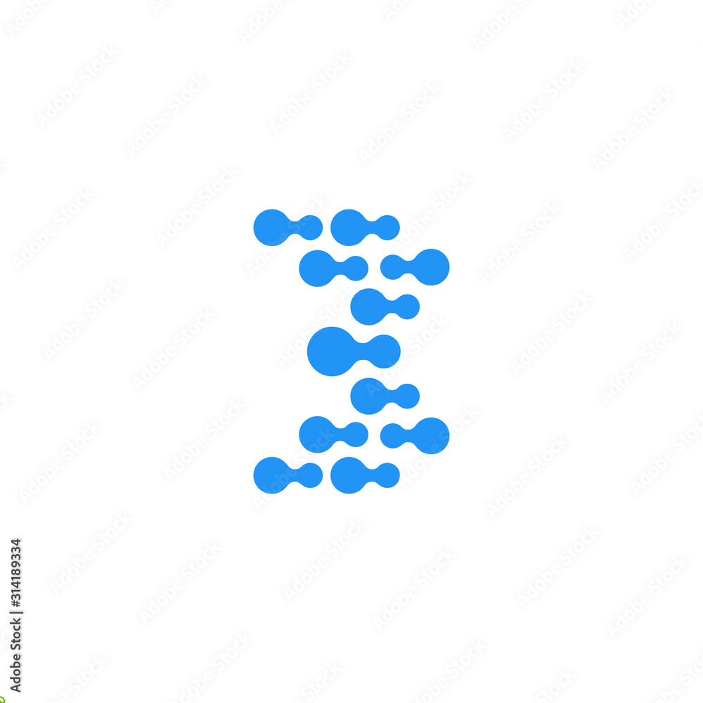Letter B initial tech logo design Letter B initial tech logo design