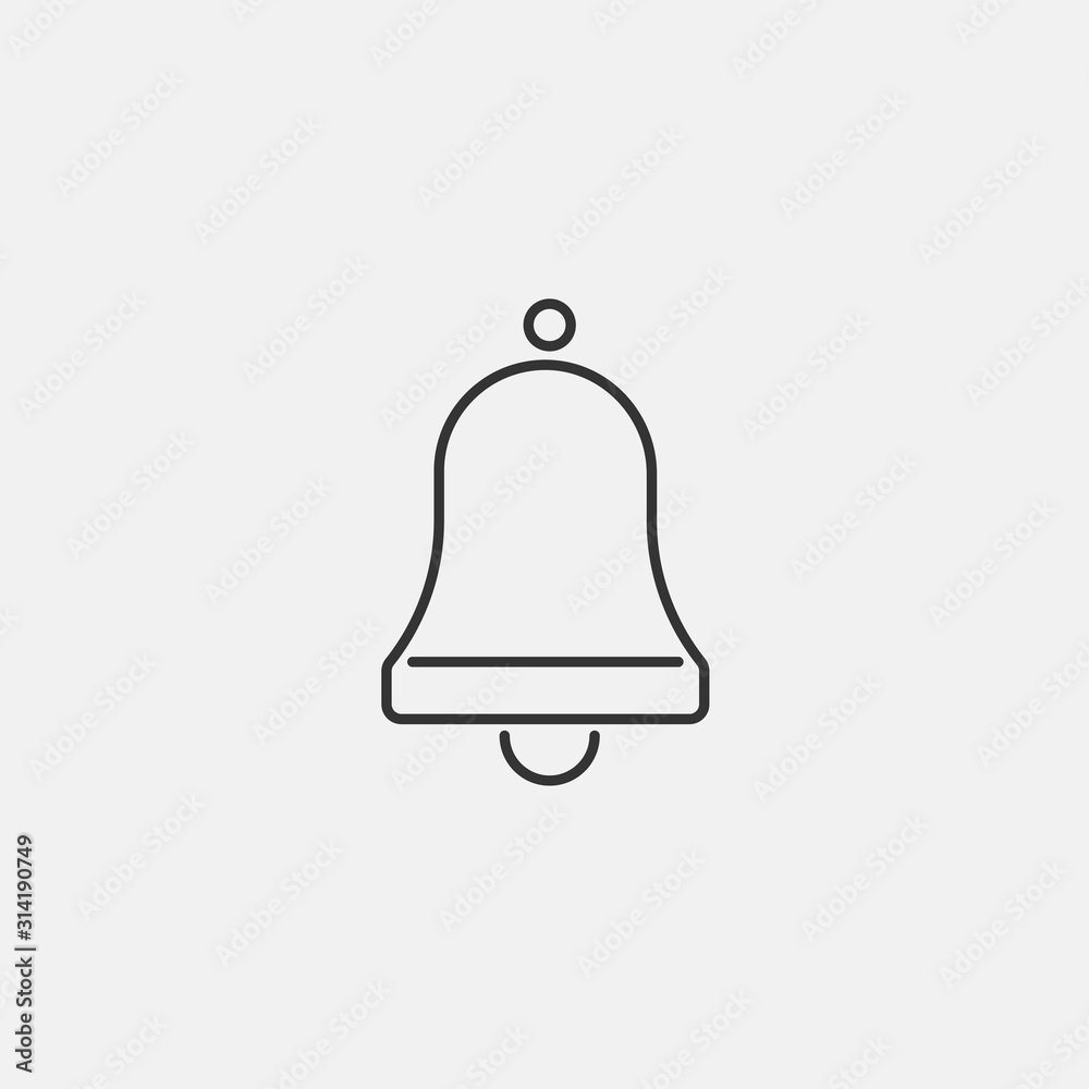 bell icon vector illustration for website and graphic design bell icon vector illustration for website and graphic design