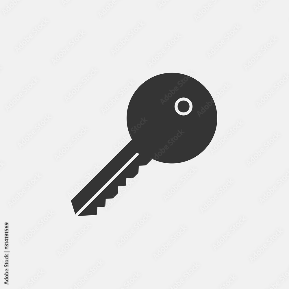key icon vector illustration for website and graphic design