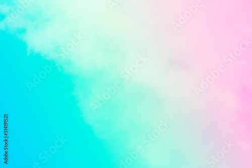 pastel colorful cloudy sky, bright and sparkling background , blurred image © saranya