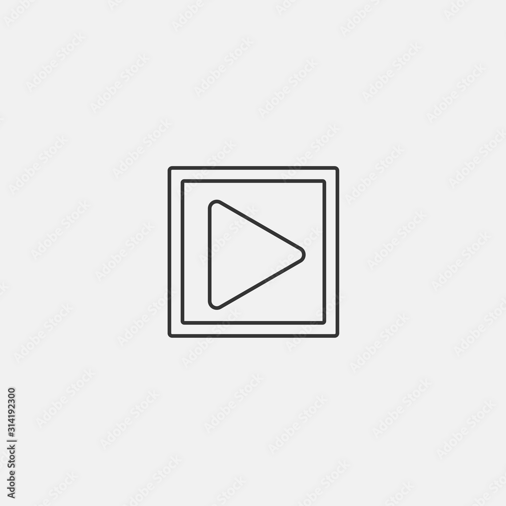 play icon vector illustration for website and graphic design play icon vector illustration for website and graphic design