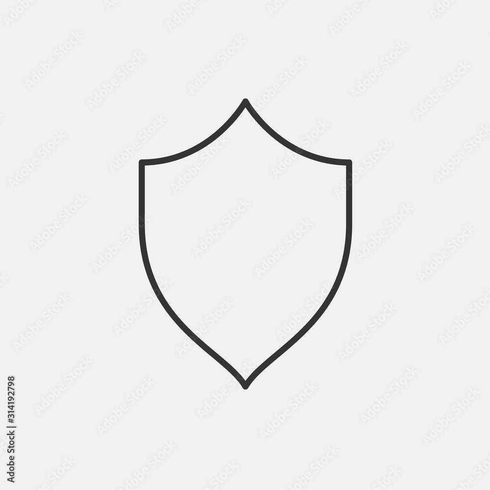 shield icon vector illustration for website and graphic design shield icon vector illustration for website and graphic design