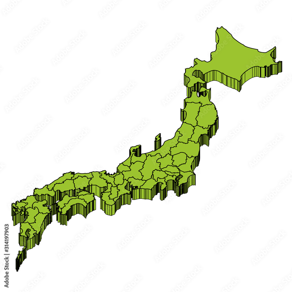 日本 地図 県 アイコン 日本 地図 県 アイコン