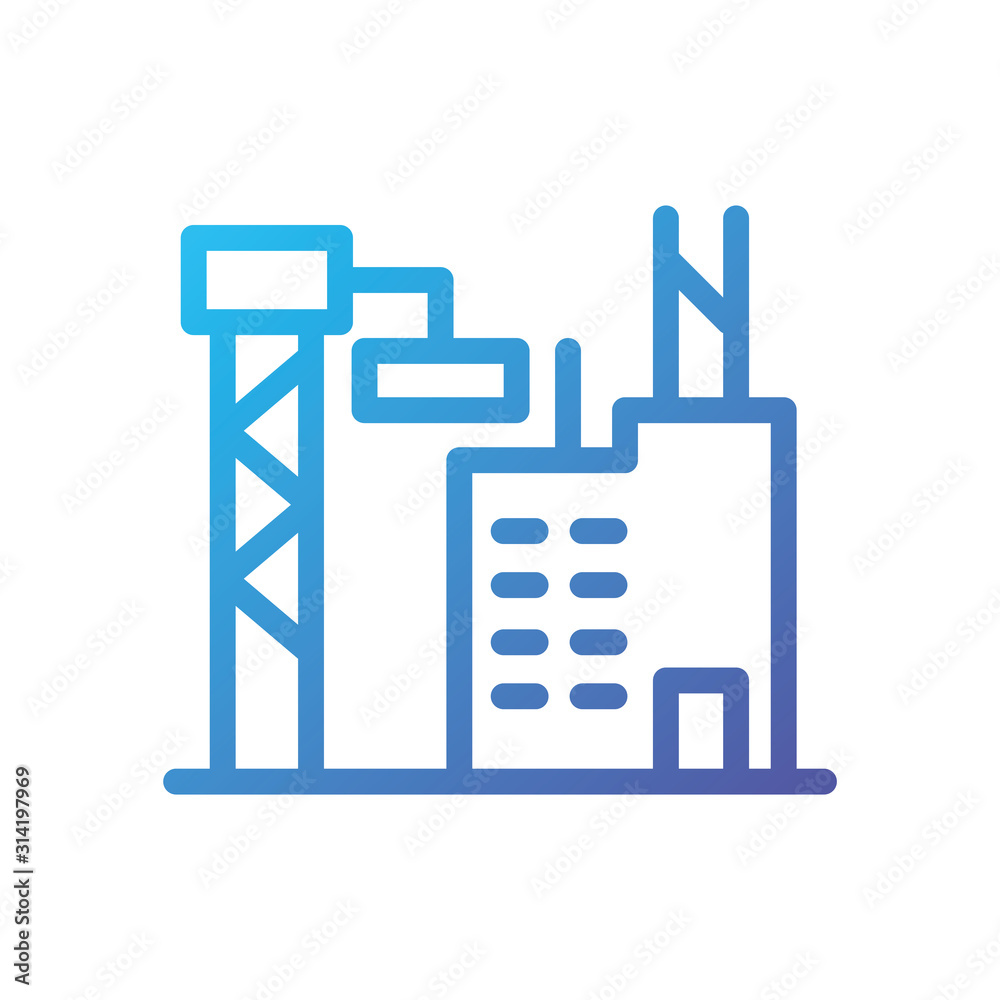 Isolated city building and banner vector design Isolated city building and banner vector design