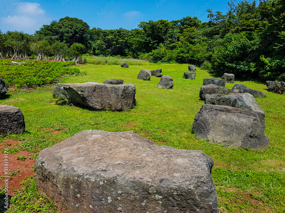 Jeju island's specific stones and granite Jeju island's specific stones and granite