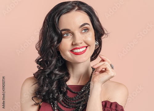 Young woman with beautiful ...