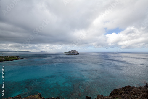Remote Island in Pacific Ocean