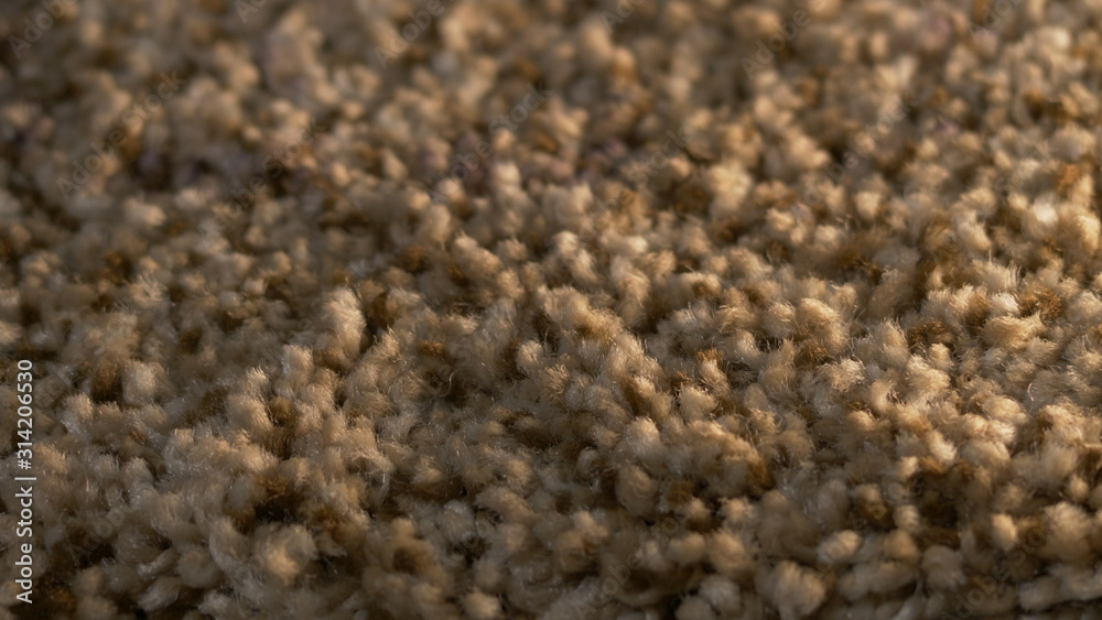 Macro closeup soft beige carpet rug texture Macro closeup soft beige carpet rug texture