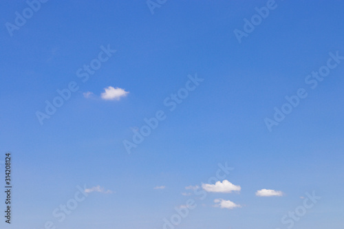 blue sky with clouds