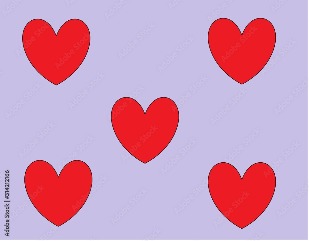 red heart with plain background red heart with plain background