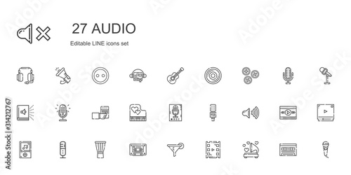 audio icons set © NinjaStudio