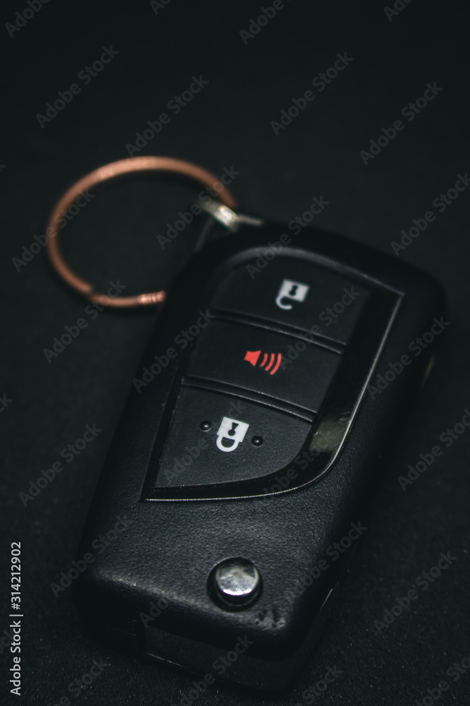 car remote control isolated on white car remote control isolated on white