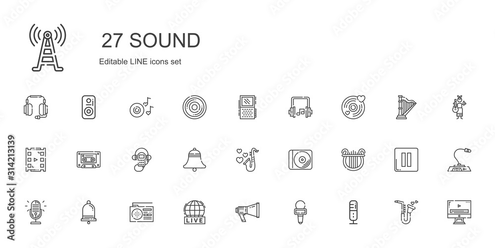 sound icons set sound icons set