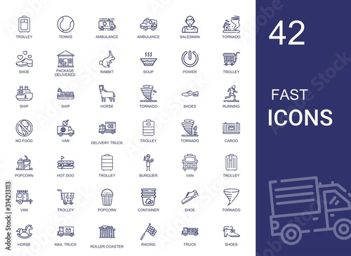 fast icons set