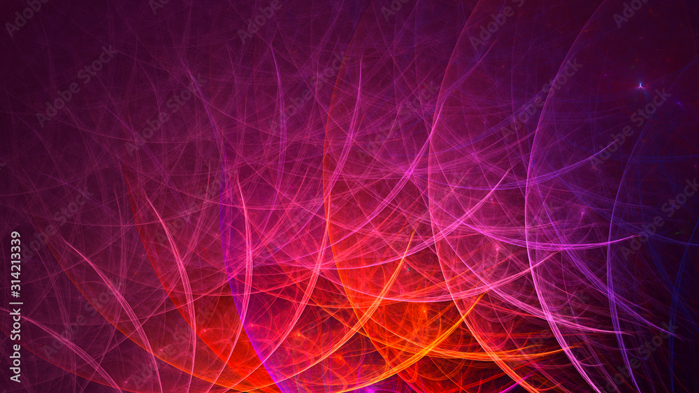Fractal 3D rendering abstract and shiny background Fractal 3D rendering abstract and shiny background