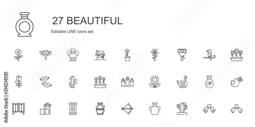 beautiful icons set