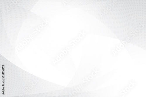 Abstract geometric white and gray color background. Vector, illustration.	