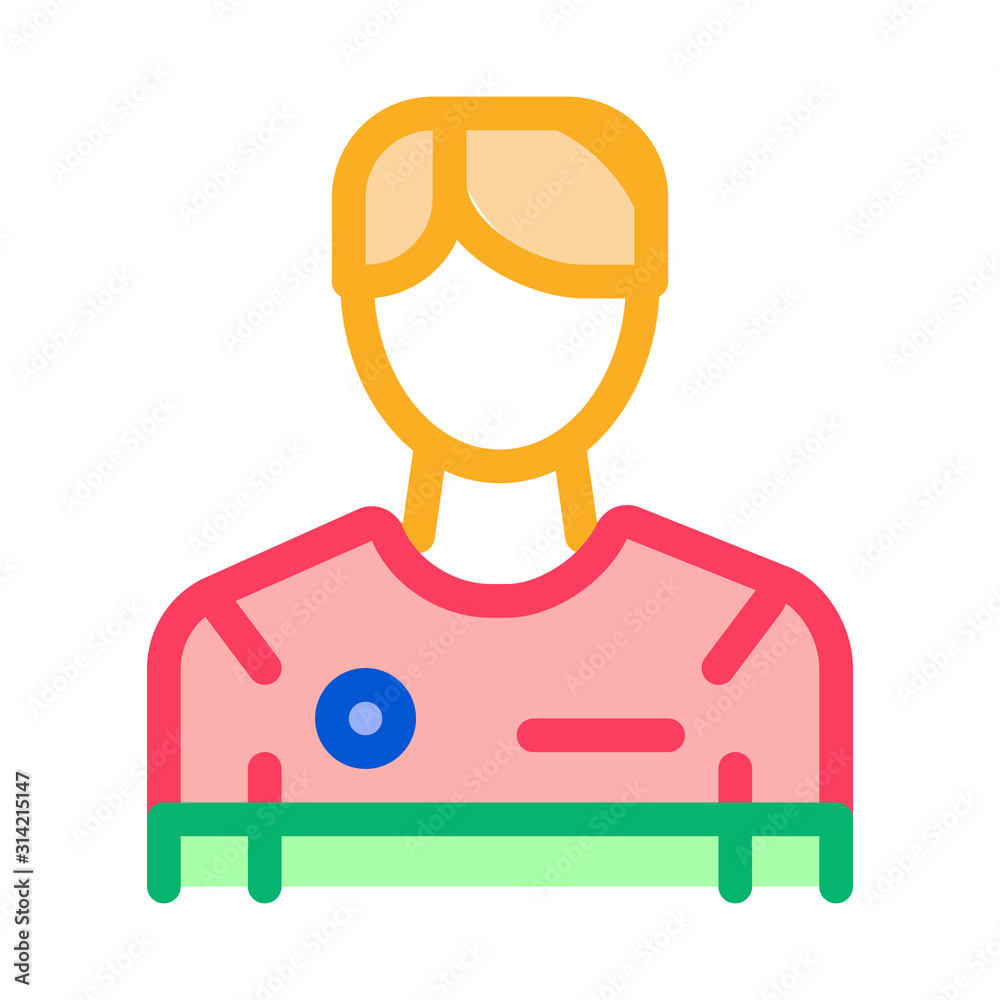 Soccer Game Player Icon Vector. Outline Soccer Game Player Sign. Isolated Contour Symbol Illustration Soccer Game Player Icon Vector. Outline Soccer Game Player Sign. Isolated Contour Symbol Illustration