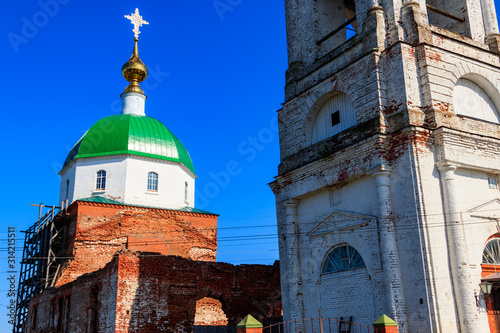 Holy Trinity Church in the village Karacharovo near Murom, Russia photo