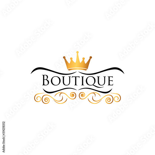 Boutique logo Design Vector Template