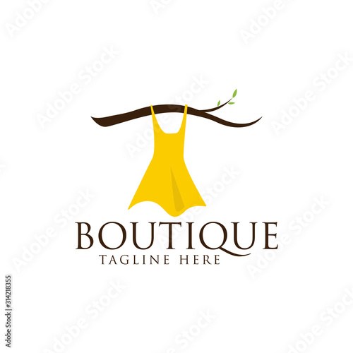 Boutique logo Design Vector Template