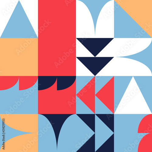 Minimal Vector Geometric Pattern design