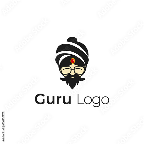 Wallpaper Mural Guru Logo Icon Designs Vector Stock