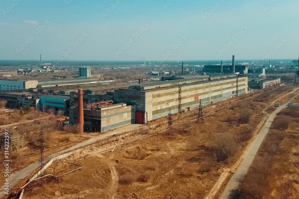 Old Soviet factories in Dzerzhinsk. Chemical
