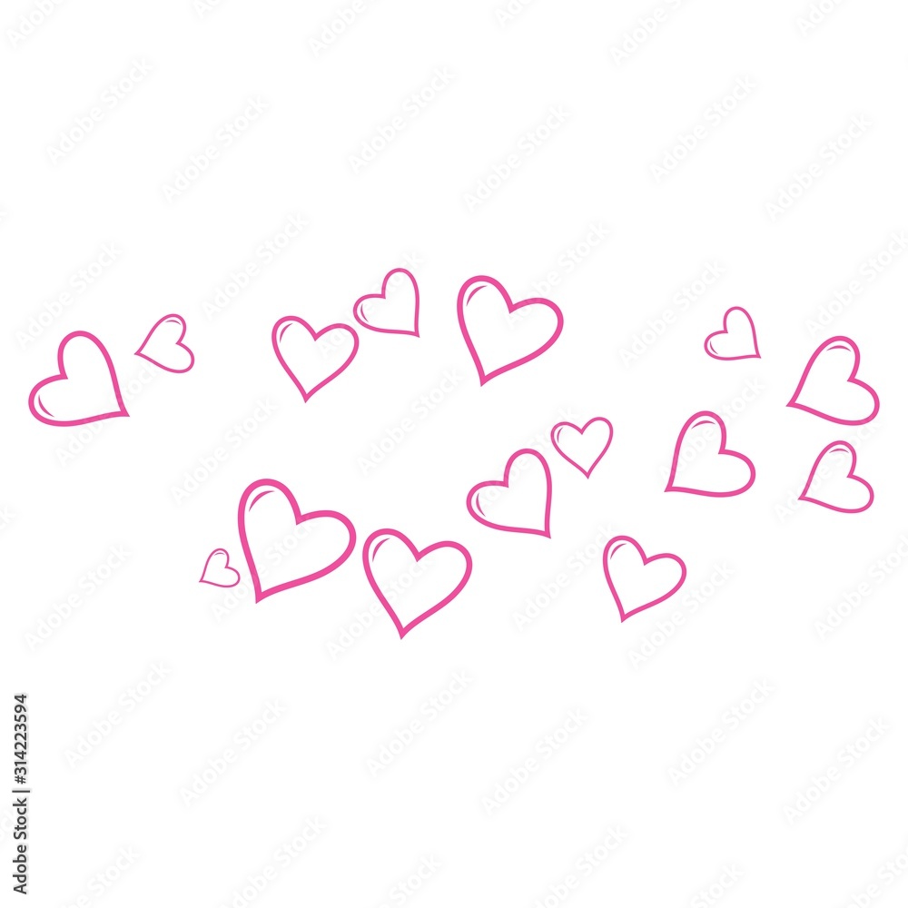 Love backgound illustration vector Love backgound illustration vector