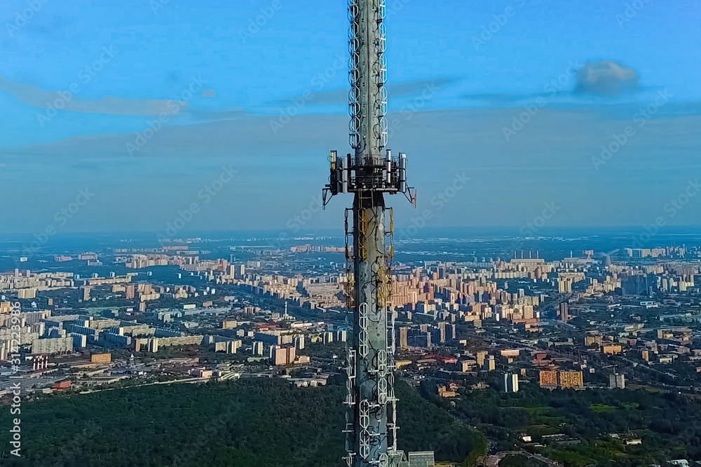Obraz premium Ostankino television tower.