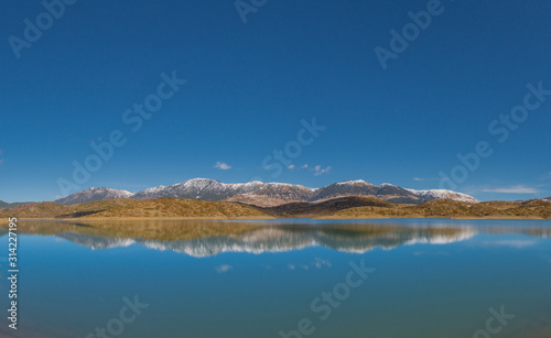 Reflections on Aoos Lake, Metsovo