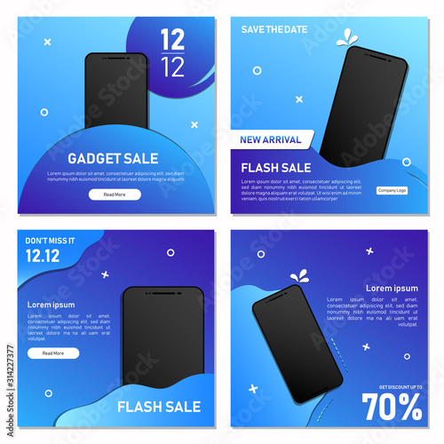 Dynamic modern fluid mobile for sale banners. Sale banner template design. Super sale special offer set. Editable banner adversiter template. For social media post, stories, story, internet ads