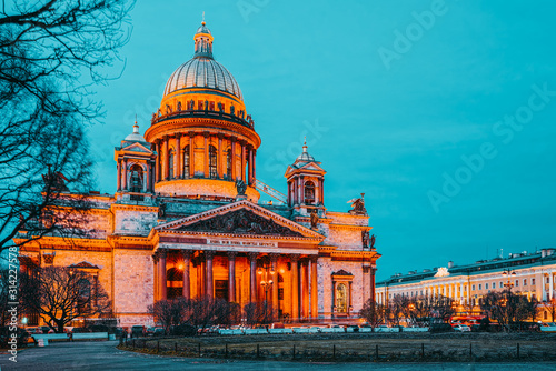 Saint Isaac's Cathedral- greatest architectural creation. Saint Petersburg. Russia.