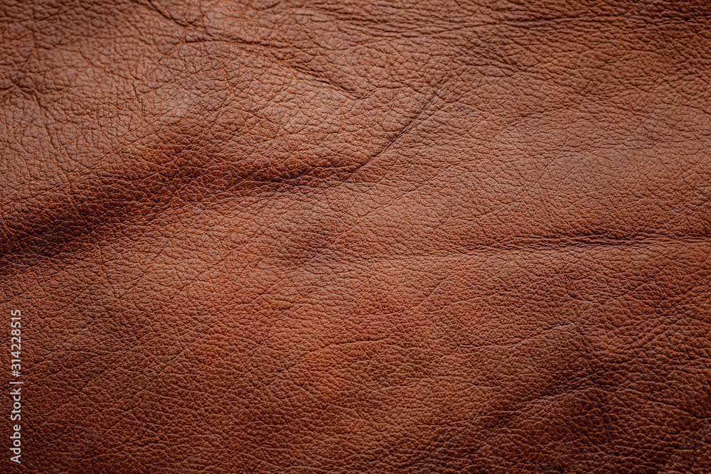 Real brown genuine leather background texture Stock Photo | Adobe Stock