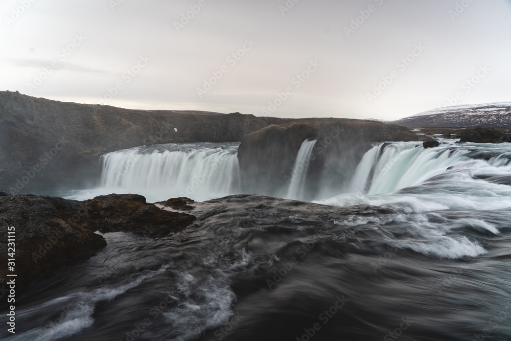 Godafoss the waterfall of the gods in Iceland Godafoss the waterfall of the gods in Iceland
