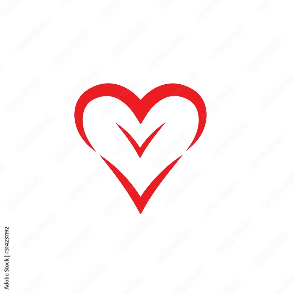 Heart Logo Template