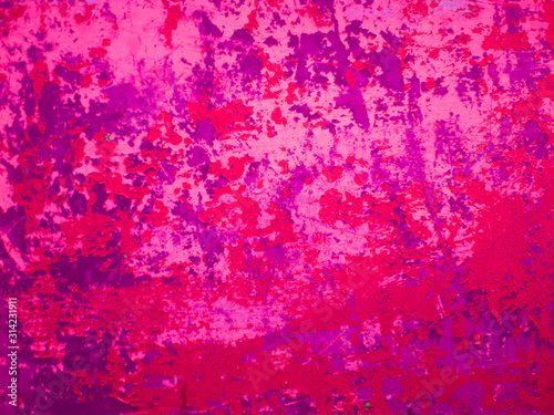 Abgenutzte verwitterte Textur lila pink rot
