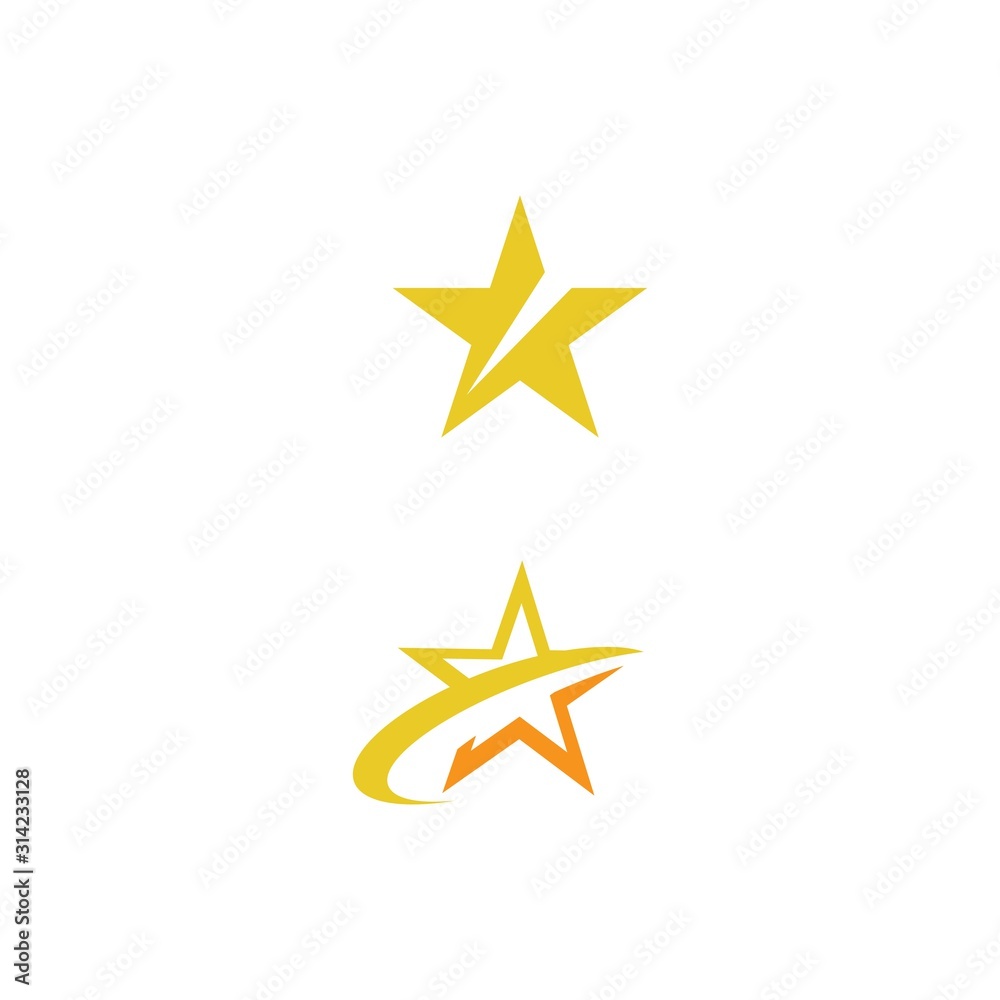 Obraz premium Star icon Template