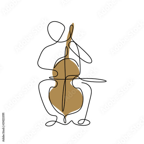 continuous line drawing of ...